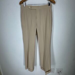 Ralph Lauren Wool Blend Wide Leg Dress Pants Womens 6 Petite Old Money Capsule